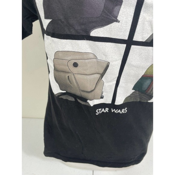 Star Wars Dark Side T-Shirt Sm Beatles Album Cover Darth Vader Boba Fett Retro - Picture 4 of 7